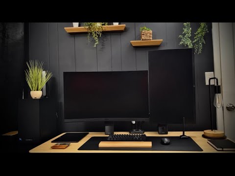 Desk Setup MINIMALISTIC Transformation ! - YouTube