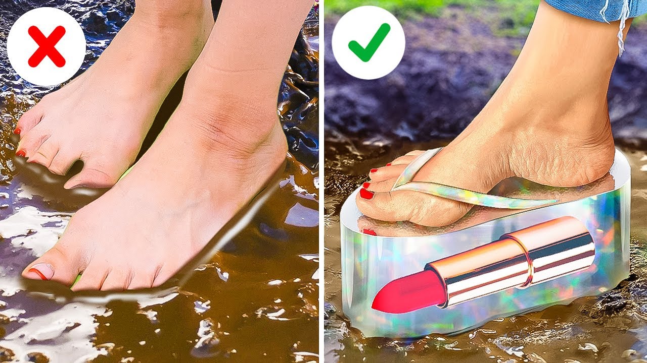 Girly hacks: Beauty tips, Ideas for your feet, DIY shoes