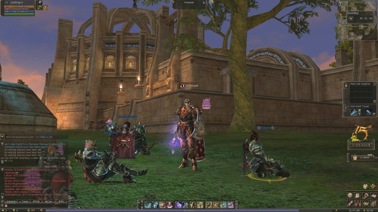 LINEAGE 2 Fafurion Fishing Test YouTube