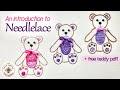 The basics of how to do needlelace using three different stich patterns. Free design on the website!