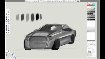 Car Design: Autodesk Sketchbook Pro Technical Learning Video Part 3