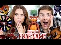 TRYING THE FIVE NIGHTS AT FREDDY'S JUMP SCARE GAME ft MatPat!