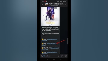 How to open drop link movie download