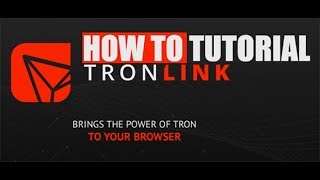 TRON CRYPTOCURRENCY - TRONLINK Wallet - Simple INSTRUCTIONS screenshot 2