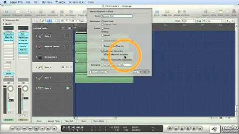 Logic 9 First Look: Overview Of Logic 9 - 05. Bounce in Place
