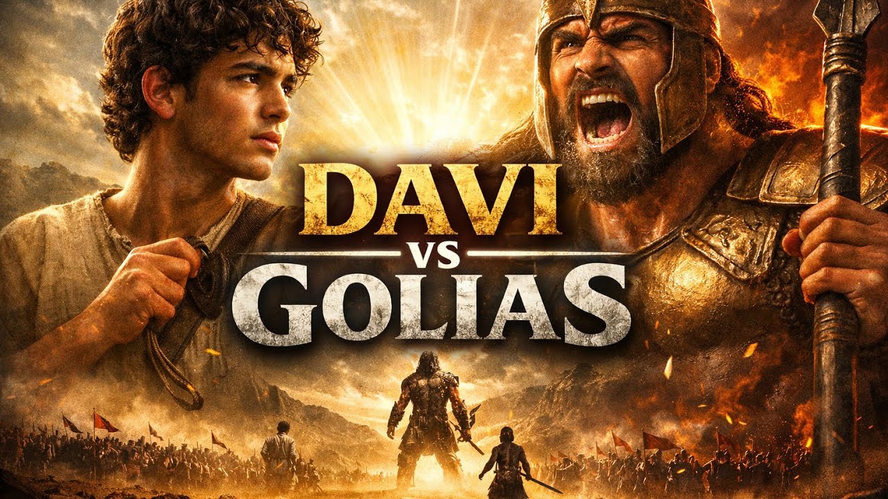 Davi vs Golias ⚔️ — A Batalha que Provou que a Vitória Vem de Deus 🙏
