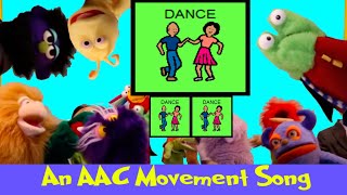 Dance Dance Dance with AAC | Boardmaker | Movement Song | Puppets