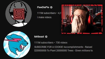 PewDiePie REACTS TO MRBEAST BEATING HIM IN SUBSCRIBERS!