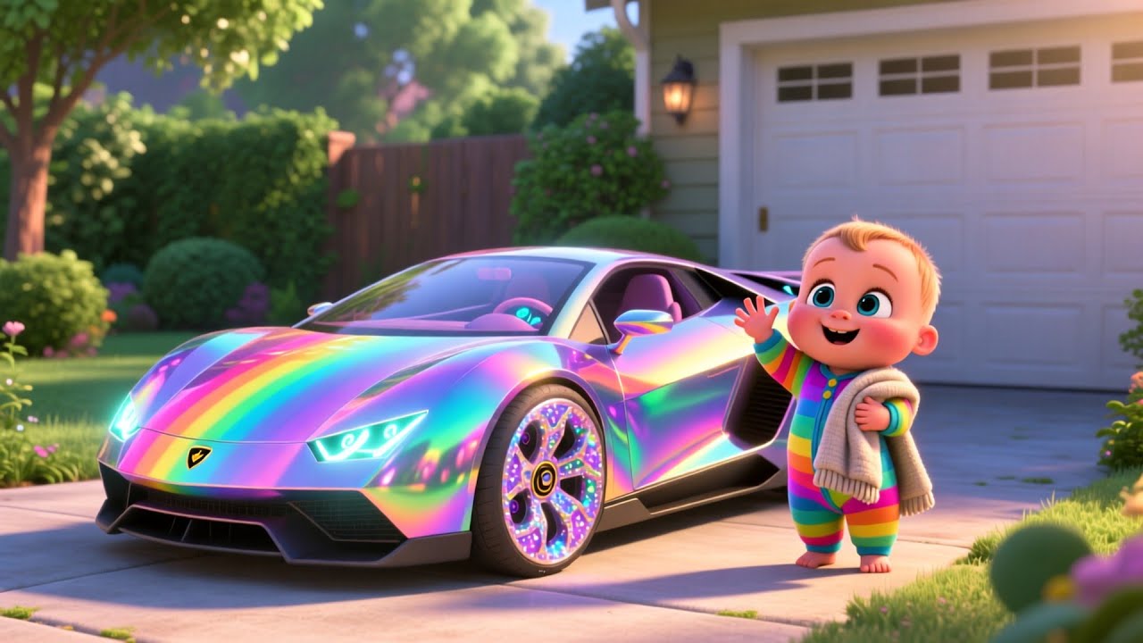 Baby’s Magical Car Parade 🚗✨ Fun Kids Song | Vehicle Nursery Rhyme for Toddlers