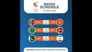 Kyrgyzstan - Afghanistan. Cava Volleyball Nations League 2024