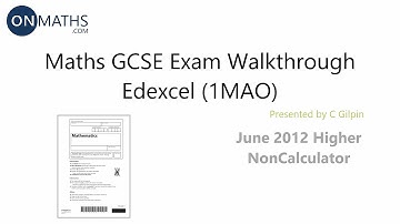 Q23 (Algebraic Fractions) June 2012 Edexcel Maths GCSE Higher Paper 1 Non-Calculator Exam 1MAO