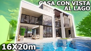 HERMOSA CASA CON ALBERCA Y VISTA AL LAGO