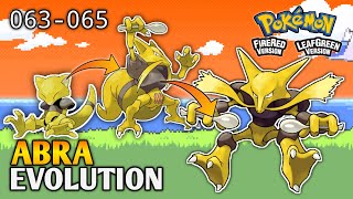How To Evolve Abra Into Kadabra And Alakazam In Pokemon Fire Red & Leaf Green | Kanto Pokedex screenshot 5