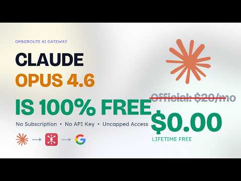 How to Use Claude Opus 4.6 for FREE (No API Key or Subscription) | OmniRoute Setup