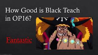 Mono Black Teach is Insane in OP16! So Many Winning Matchups!