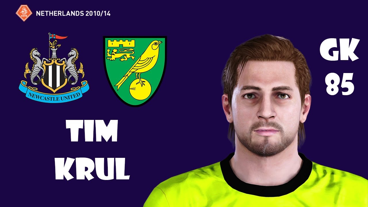 Tim Krul eFootball PES Face Build Stats
