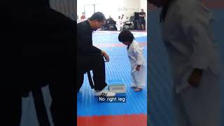 Cutest Karate Kid Breaks Bricks After Many Attempts