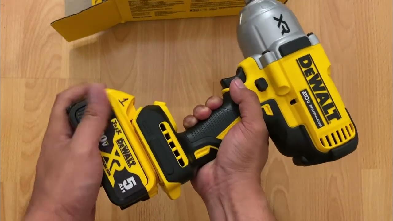 Unbox brand new Dewalt DCF900B 20v max cordless 1/2 inch impact wrench