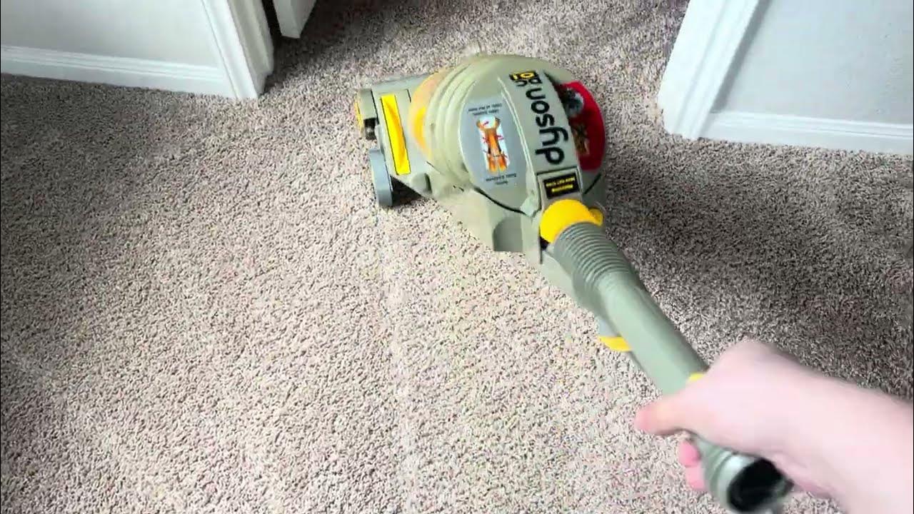 Dyson Dc01 Natural Vacuuming plush carpet Amazing Carpet lines 🦔 YouTube