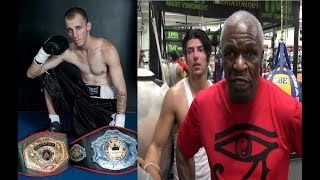 Charlie Zelenoff (0-1) vs Floyd Mayweather Sr (28-6-1) 2011 Fight (Two Angles, Slow Motion Punches)