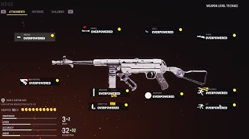 the BEST "MP40" SETUP is OVERPOWERED in Vanguard! (Best MP40 Class Setup)