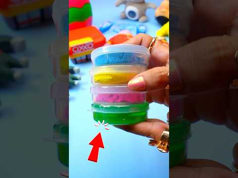 Slimes del Oxxo #slimes #slimevideo #kineticsand
