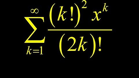 Ratio test on a power series to determine the interval of convergence.