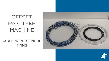 Cable Wire Conduit Tying Pak-Tyer Offset Elastic Tying Machine