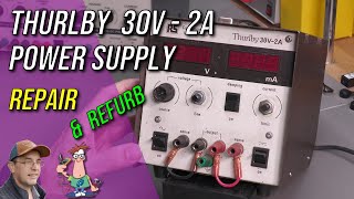 No.130 - Thurlby 30V-2A Bench Power Supply Repair