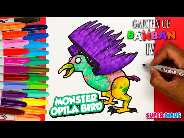 COMO DIBUJAR A OPILA BIRD DE GARTEN OF BANBAN 