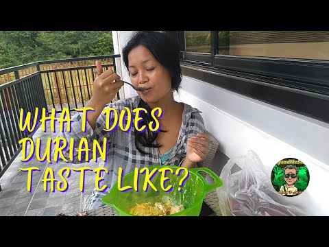 "What Does Durian Taste Like?" - Philippines