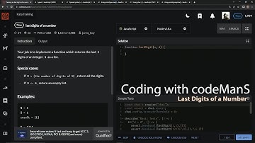 Learn Javascript | Codewars 7 kyu Season 2 - Last Digits of a Number