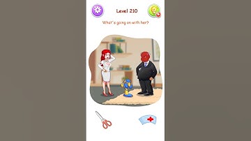 Brain Test Nurse Story Puzzle Levels 210 #Gameplay #BTNSP #trickypuzzle