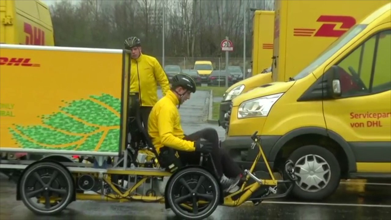 dhl bike courier