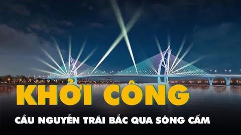 Ngắm phối cảnh cầu Nguyễn Trãi 6.235 tỉ đồng bắc qua sông Cấm ở Hải Phòng