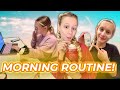 Online School Morning Routine 2021 *Skincare and Stretching Habits* | COUCH SISTERS