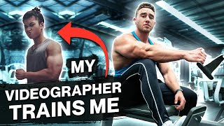 Getting Trained By My Cameraman | WE SWAP JOBS ON BACK DAY |  Zac Perna