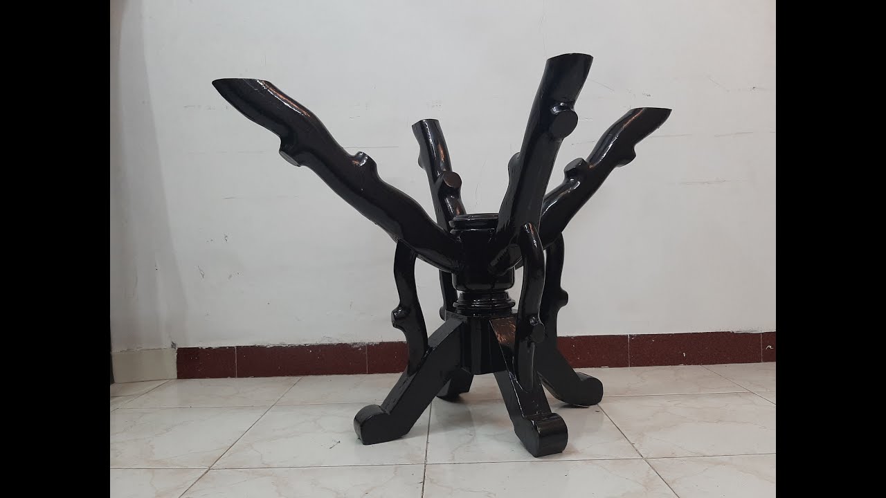 Vintage Wooden Dining Table Base