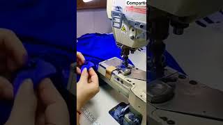 truco para coser dobladillo o basta en máquina Collareta. shorts