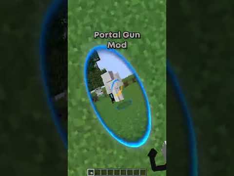 Minecraft Portal Gun Mod! (1.18 Mods Pt. 31)