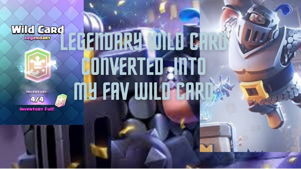 CLASH ROYALE | HOW TO USE LEGENDARY WILD CARD | WILD CARD TRICK REVEALED