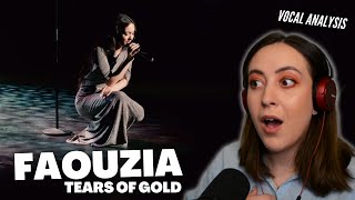 FAOUZIA Tears Of Gold (Live) | Vocal Coach Reacts (\u0026 Analysis) | Jennifer Glatzhofer