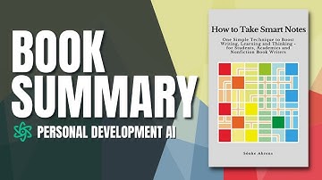 How to Take Smart Notes - Sonke Ahrens [Book Summary]