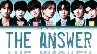 Naniwa Danshi / The Answer (Kan/Rom/Eng) Lyrics