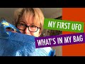 WHAT'S IN THE BLUE BAG - #MYQUILTSTORY - THE STORY OF MY FIRST UFO