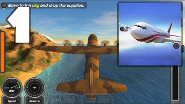 Flight Pilot Simulator 3D - Android Mobile Gameplay Walkthrough Part 1