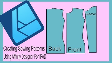 Digital sewing Patterns In Affinity Designer (IPAD) Part 2