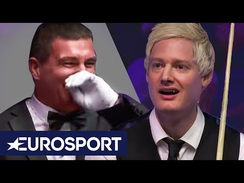 Arena Left STUNNED by Five Seconds of Ridiculous Snooker! | London Masters 2020 | Eurosport