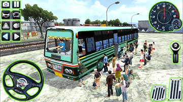 Indian Sleeper Coach Bus Simulator Driving | Real Bus Simulator Gameplay | Android Game | Bussid Mod