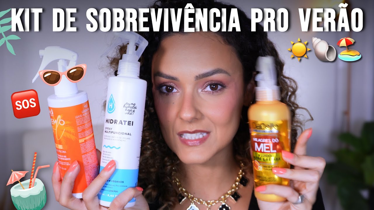 Produtos que SALVAM o Cabelo no Verão ☀️